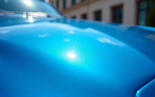 Auto brillante dopo il trattamento